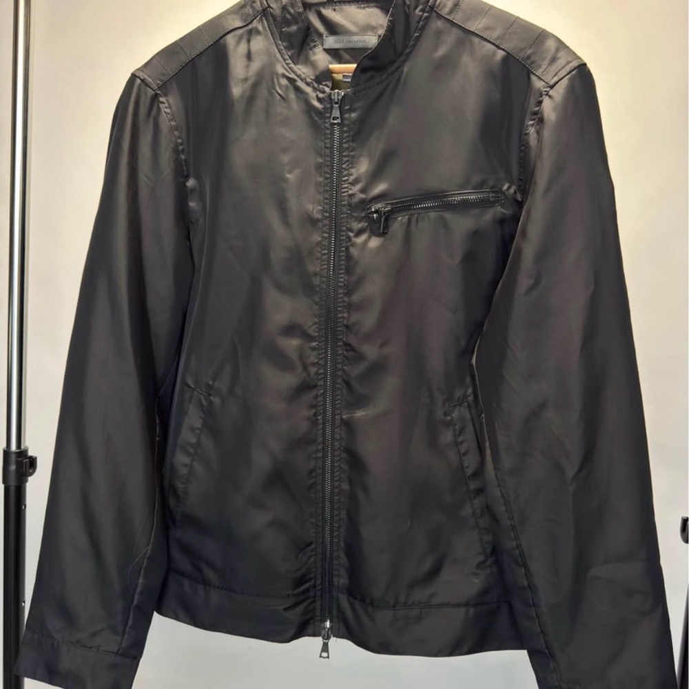 John Varvatos Black  Racer Jacket